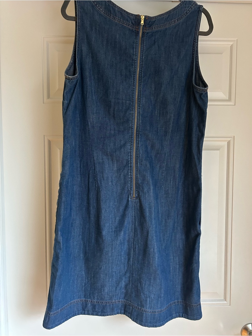 Talbots Sleeveless Denim Dress - Picture 4 of 7